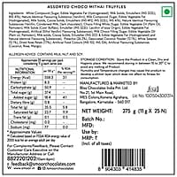 SMOOR Luxe Treat Mithai Gift Pack Premium Mithai Truffles Gift Box Special Occasions Box of 25 (275g)