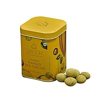 SMOOR Premium Chocolate Coated Mango Dragees  55% Cocoa Creamy Dark Couverture Chocolate Covered Mango 100g