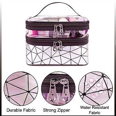 Cosmetic Sandwich Zipper Style Bag Cosmetic Sandwich Zipper Style Bag