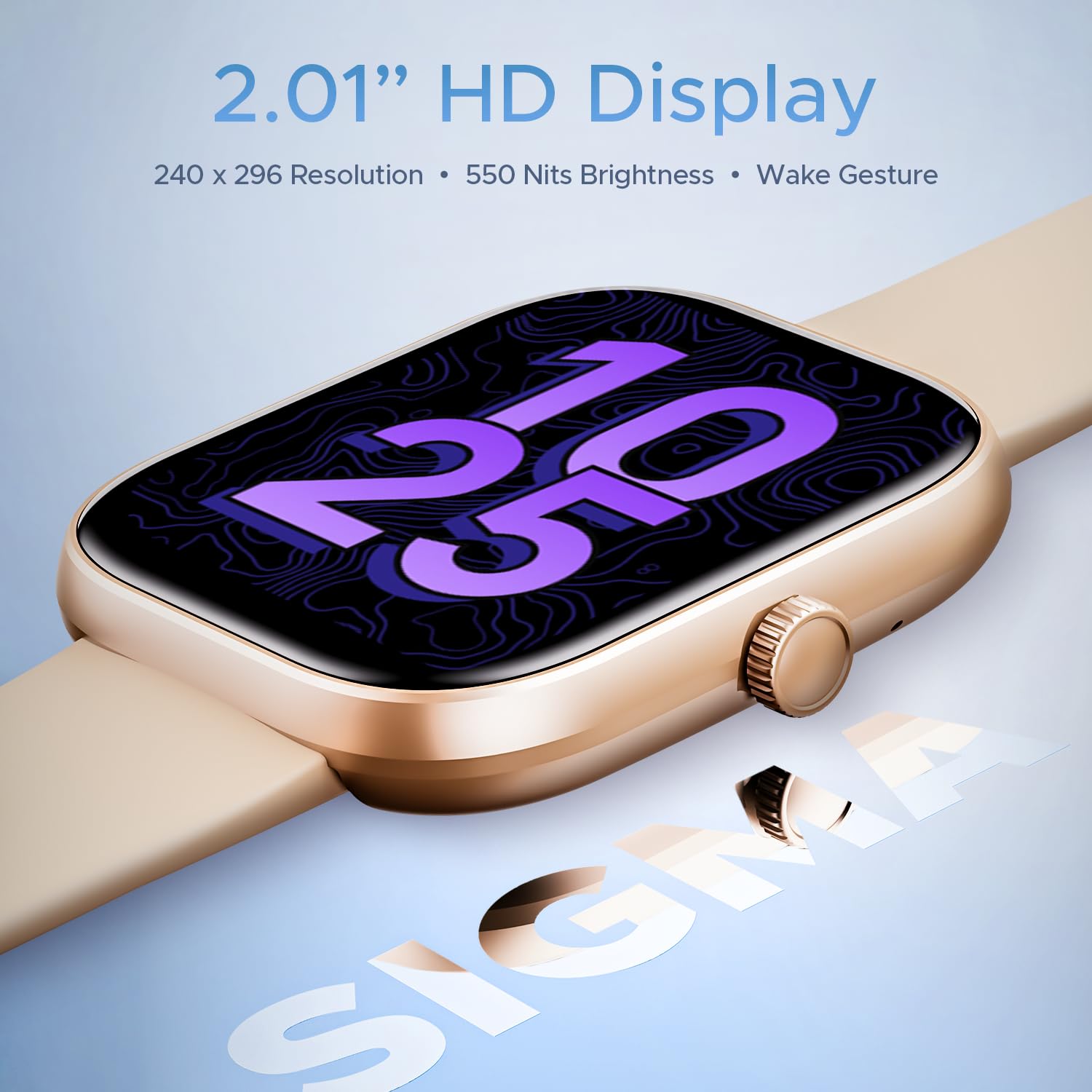 boAt Wave Sigma SmartWatch (Cherry Blossom)