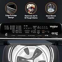 Whirlpool 9 Kg 5 Star Bloomwash Pro Fully-Automatic Top Loading Washing Machine - Built In Heater