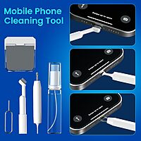 Portronics Clean ONE 16-In-1 Cleaning Kit for Laptop, Mobiles, and Tablets – White