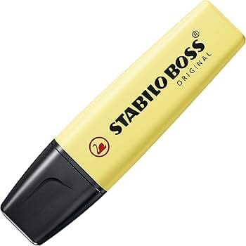 STABILO BOSS HIGH LIGHTER PASTEL MILKY YELLOW 70/144 STABILO BOSS HIGH LIGHTER PASTEL MILKY YELLOW 70/144