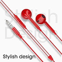 Zebronics Zeb-Buds 30 3.5Mm Stereo Wired In Ear Earphones With Mic For Calling, Volume Control, Multifunction Button, 14Mm Drivers, Stylish Eartip,1.2 Meter Durable Cable And Lightweight Design