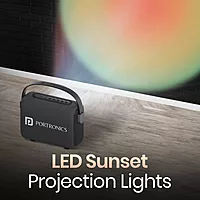 Portronics 2392 Resonate BT Speaker – 14W Bluetooth v5.3 LED Sunset Projection TWS USB Black