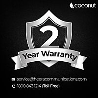 Coconut WM28 Prism Wireless Mouse (Ergonomic, 6 Buttons, RGB Lighting, Adjustable DPI, Plug & Play, Sleek Design, 1 Year Warranty)