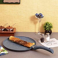 Wonderchef Granite 30cm Non-Stick Dosa Tawa 3.5mm Virgin Aluminium