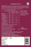 SMOOR Premium Cranberry Biscotti Crunchy & Sweet Gourmet Cookie Biscuits 3x50gm(Pack of 3) (Cranberry)