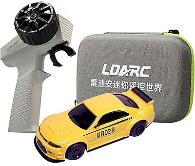 LDARC R02 1:64 Scale Micro RC Drift Car RTR | High-Speed Remote Control Car