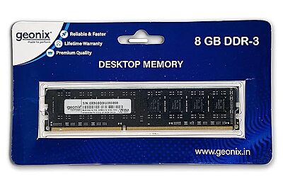 Geonix Desktop Ram 8gb Ddr3 1600mhz