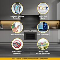 Whirlpool 184 L 4 Star Inverter Direct-Cool Single Door Refrigerator