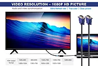 Live Tech LT-NAVO VGA Cable 5M – 3+6 Shielded High-Quality Video Connection
