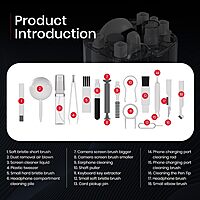 Portronics Clean T 21-In-1 Cleaning Kit for Laptop, Mobiles, and Tablets – White