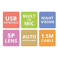 Zebronics Zeb-Ultimate Plus Full HD Web Camera – 1920×1080 | 5P Lens | Built-in Microphone | Night Vision | Brightness Control Pod | Optical Zoom | USB Powered | Black