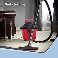 AGARO Rapid Vacuum Cleaner, 1000W, Wet & Dry 10L Tank Capacity, 16.5 kPa Suction Power