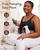 Hands-Free Pumping & Nursing Bra - Adjustable, Supportive, and Comfortable Maternity Wear for Breastfeeding Moms Hands-Free Pumping & Nursing Bra - Adjustable, Supportive, and Comfortable Maternity Wear for Breastfeeding Moms