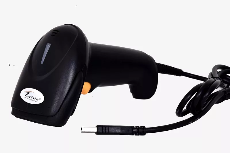 Techie TC-1DLS Barcode Scanner – Compact & Fast