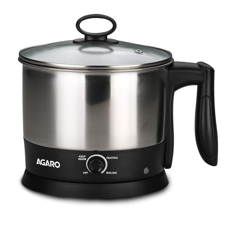 AGARO Esteem Multi Kettle 1.2 Litre, 600W with 3 Heating Modes & Rapid Boil Technology