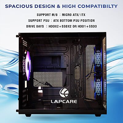 Lapcare LGT-450 Gaming Cabinet (Black) Lapcare LGT-450 Gaming Cabinet (Black)