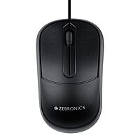 Zebronics Comfort Plus Mouse offers ergonomic design, smooth tracking, and customizable buttons. Ideal for long hours of use, it enhances productivity with its reliable performance and stylish look.