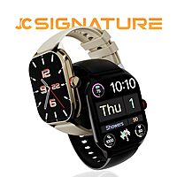 Just Corseca Signature Smartwatch – 2.01" TFT | Heart Rate Monitor | BLE 5.0 | Black