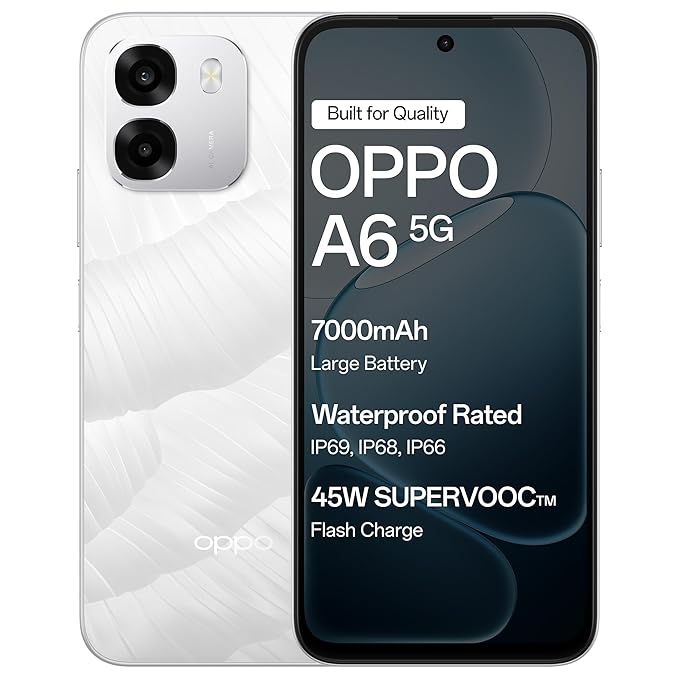Oppo A6 5G (4+128)GB Ice White