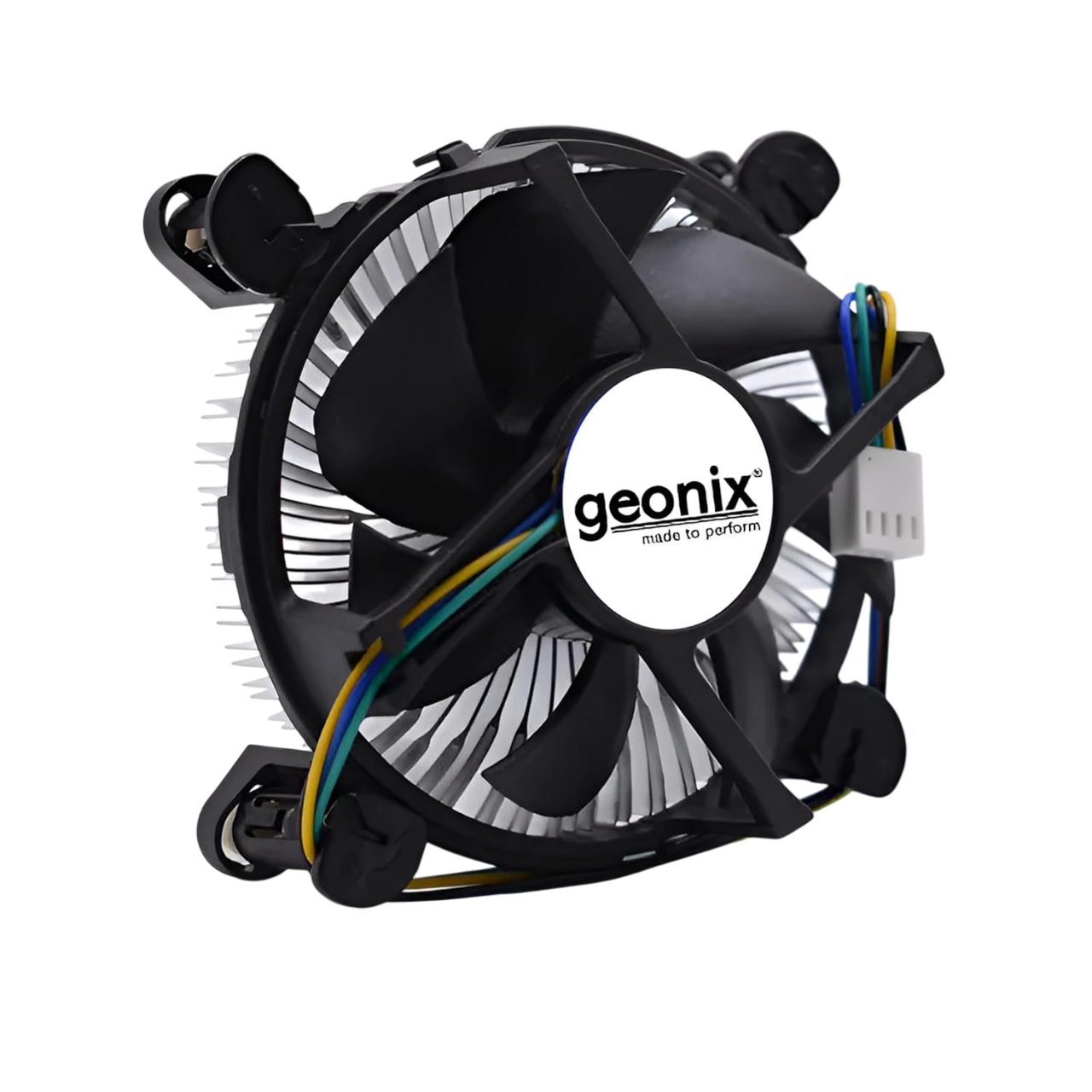 Geonix CPU Fan, Low Power Consumption, Optimal Cooling, Black-LGA 1200