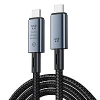 UPORT USB4 Type-C Cable 1.5M – 40Gbps, 240W, 8K, supports high-speed data transfer, power delivery, and stunning video output for seamless connectivity and performance across devices.