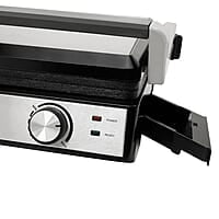 Faber 2200W 3-in-1 Panini Maker 180° BBQ Grill, Contact Griller & Panini/Sandwich Press