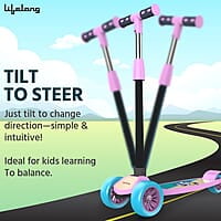 Lifelong LLKS03 Foldable Kick Skating Cycle Skate Scooter for Kids(Max User Weight: 50Kg)