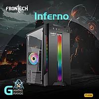 Frontech INFERNO FT-4346 Mid-Tower Gaming Case RGB