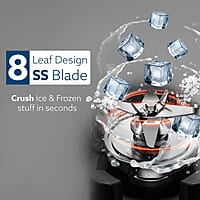 AGARO Imperial Professional Blender, Low Noise, 2200W Watts, 2.5L Capacity, 6 Preset With Pulse, Adjustable Speed & Timer