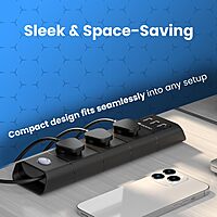 uPort Power Strip – 5M Cord & Surge Protected, ideal for home or office use. Features multiple outlets, USB ports, and a durable design to keep your devices safe from power surges.
