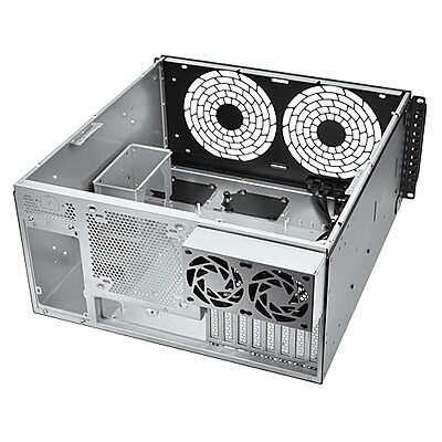 Silverstone 5U Rackmount Server Chassis with Dual 180mm Fans (RM51) Silverstone 5U Rackmount Server Chassis with Dual 180mm Fans (RM51)