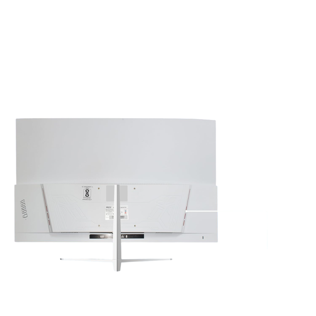 Geonix Neon 27-Inch LED Curved Monitor, 75Hz Refresh Rate,White-GXTF-WVHDF27W Geonix Neon 27-Inch LED Curved Monitor, 75Hz Refresh Rate,White-GXTF-WVHDF27W