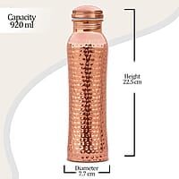 MILTON Jewel 1000 Water Bottle, 950 ml, 1 Piece, Copper