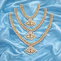 Goddess Varalakshmi Amman Stone Face/Mugam with Attigai/Necklace