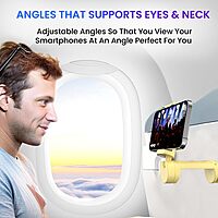 Portronics Mobot Clip – Yellow 360° Phone Stand offers versatile viewing angles with its adjustable design. Perfect for hands-free video calls, streaming, and more. Compact and portable for easy use.