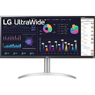 LG 34-Inch ,UltraWide FHD IPS Monitor with VESA DisplayHDR 400, AMD FreeSync, USB Type-C , 34WQ650-W