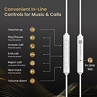Portronics Conch Theta C – Type-C Earphones with Mic, sleek design, crisp sound, comfortable fit, perfect for music and calls, lightweight, durable, ideal for smartphones and devices with Type-C.