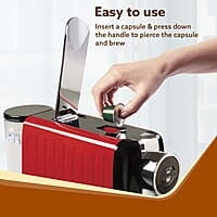 AGARO Galaxy Capsule Coffee Maker, Single Shot Espresso, Powerful 20 Bar Pressure, 650ml Water Tank