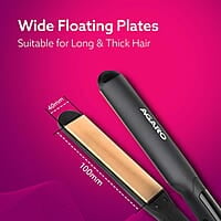 AGARO Elite Hair Straightner, For Women, Black