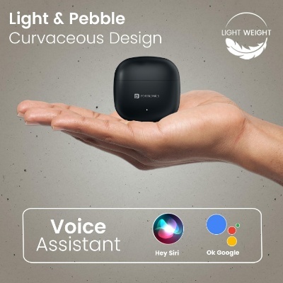 Portronics Harmonics Twins S18 in Ear TWS Earbuds with 30H Playtime, in Built HD Mic, Game/Music Mode, 13mm Dynamic Driver, Low Latency, Touch Control, Type C Fast Charging, Light Weight Portronics Harmonics Twins S18 in Ear TWS Earbuds with 30H Playtime, in Built HD Mic, Game/Music Mode, 13mm Dynamic Driver, Low Latency, Touch Control, Type C Fast Charging, Light Weight