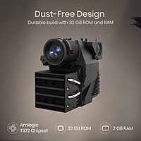 Portronics Beem 500 Projector – 8K Support, 1080p Full HD, Compact Design | Vibrant Colors, Built-in Speakers | Ideal for Home, Gaming & Presentations