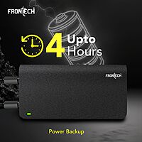 Frontech UPS-0021 – Mini UPS with fast switch-over and efficient battery backup for uninterrupted power to essential gadgets.