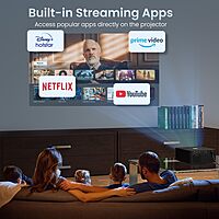 POR 2296 Beem 510	Black	5300 Lumens LED,1080p, 4K Support, Google TV base OS, Remote	85286900	01Year