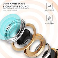 Corseca Just Stallion JST-316 Bluetooth Neckband – 100 Hrs Playtime | Dual Pairing | Black