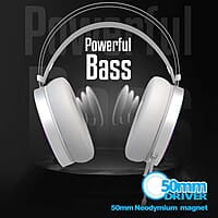 ZEBRONICS Zeb-Blitz USB Gaming Wired On Ear Headphones with Mic with Dolby Atmos, RGB Led, Windows Software, Simulated 7.1 Surround Sound, 2.4 Meter Braided Cable Flexible Padded Ear Cushions