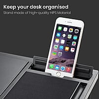 Portronics My Buddy G Laptop Desk with Storage & Mouse Pad, Adjustable Height, Compatible