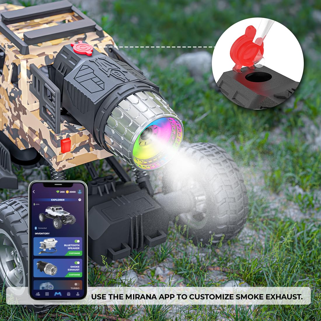 Mirana Explorer 4WD App-Controlled Off-Road RC Car - Universal Pack